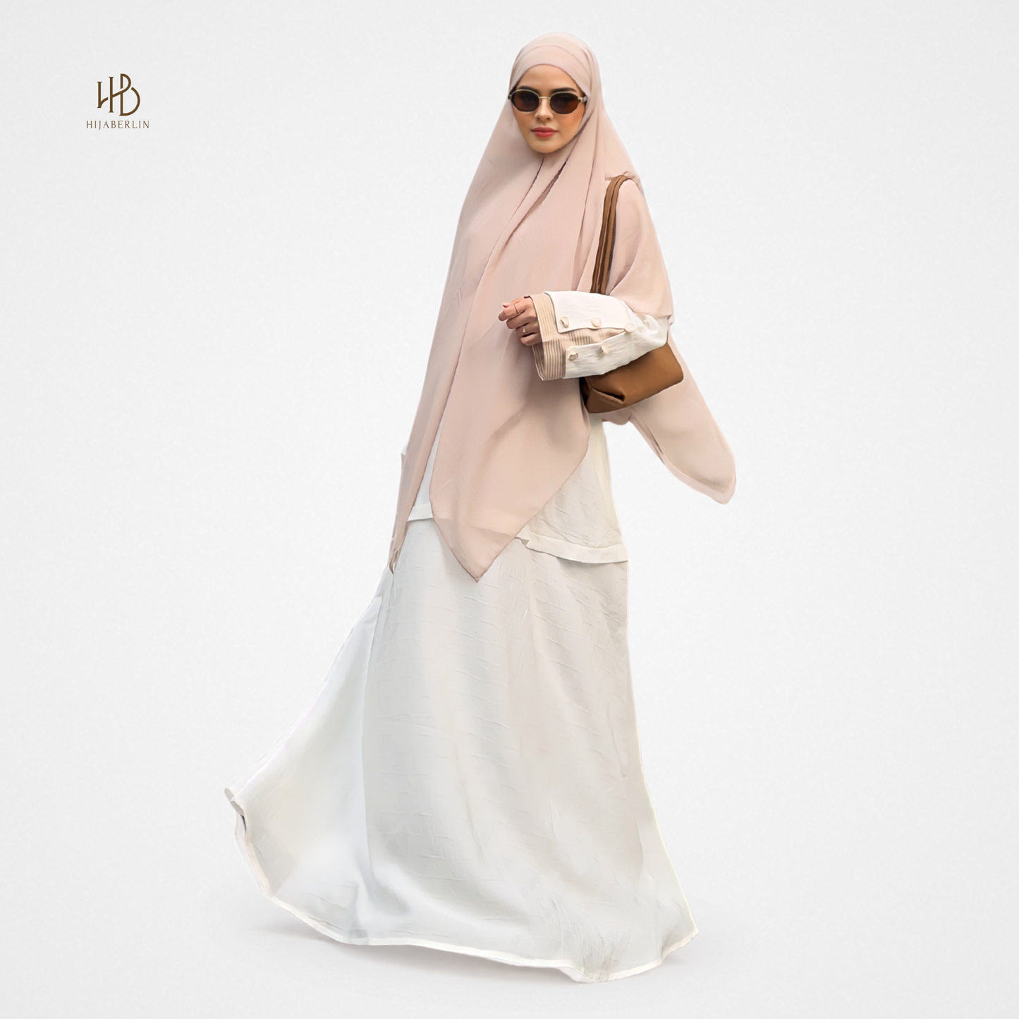 Laila Abaya - White Stone