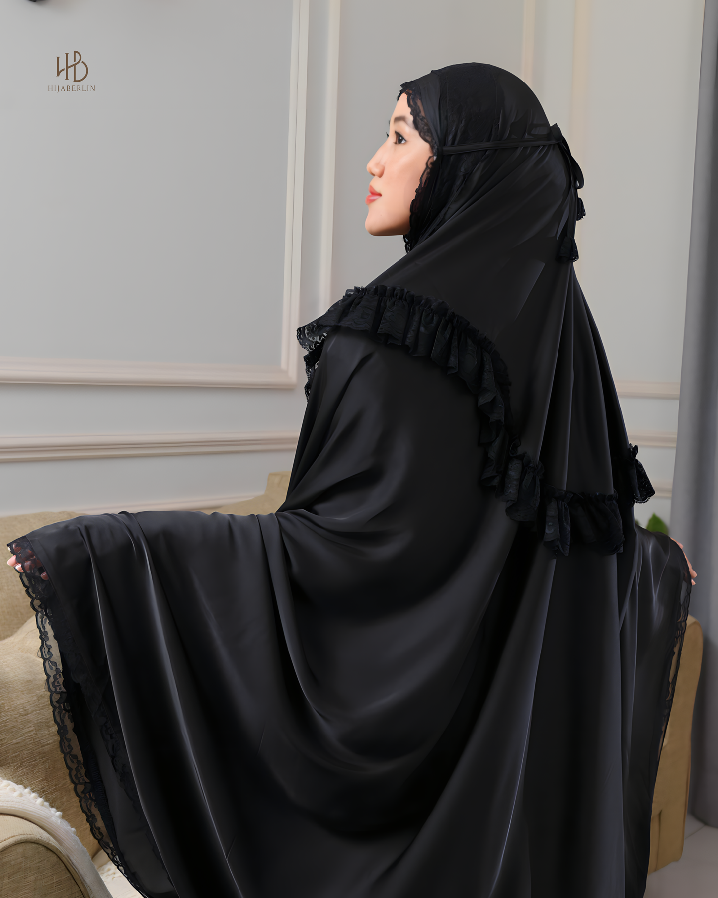 Faiza Prayer Set Black - Hijaberlin