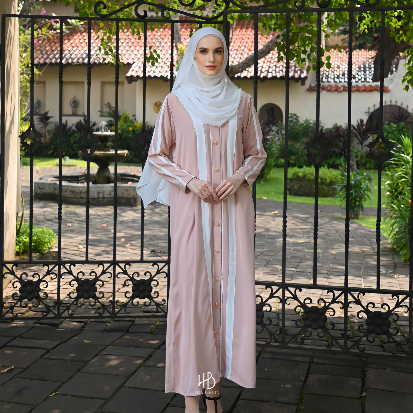 Fatimah Abaya Hijaberlin - Pastel