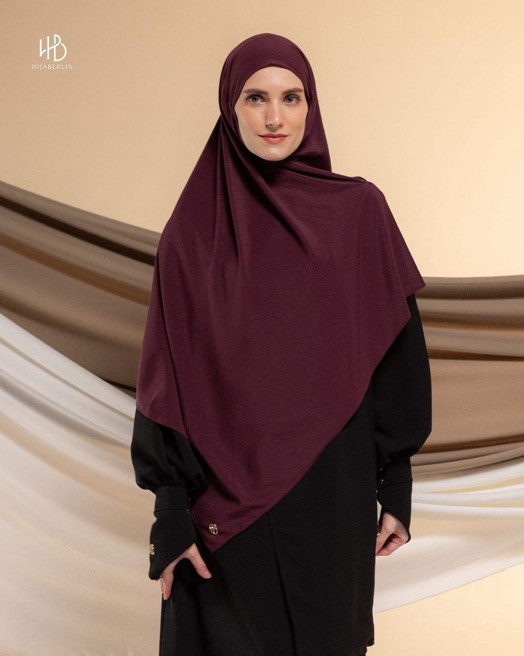 Salimar Khimar Burgundy - Hijaberlin