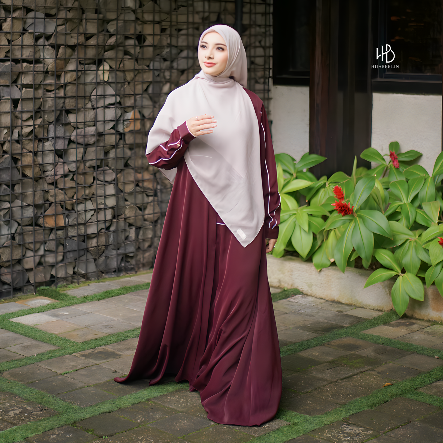 Hanifa Dress - Burgundy