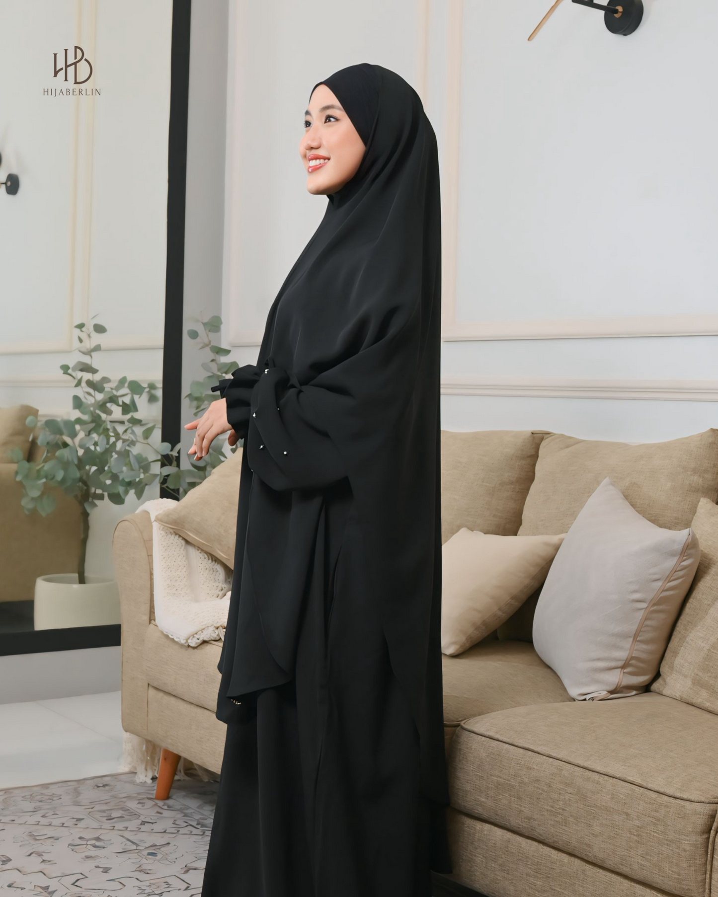 Khaula Dress Black - Hijaberlin