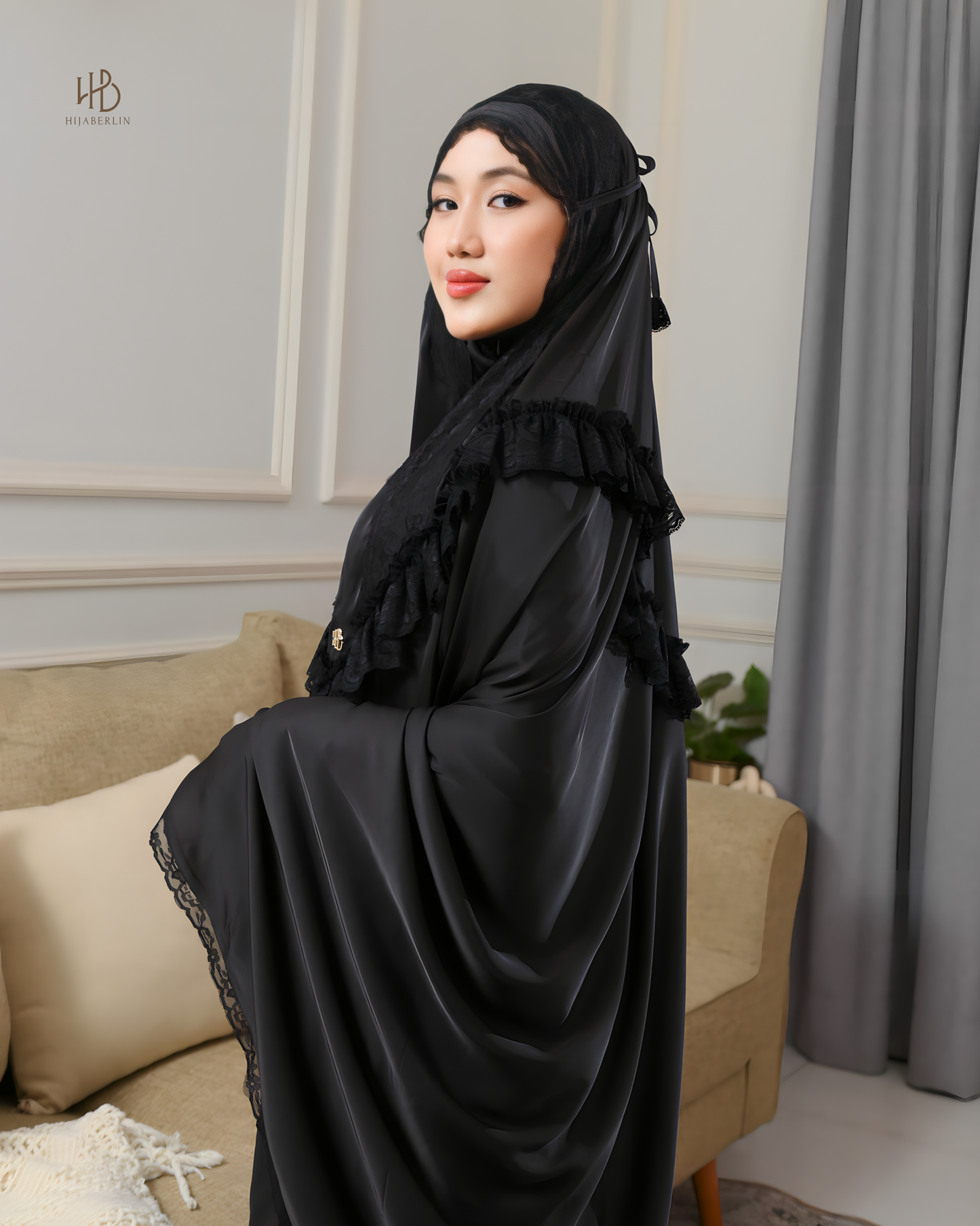 Faiza Prayer Set Black - Hijaberlin