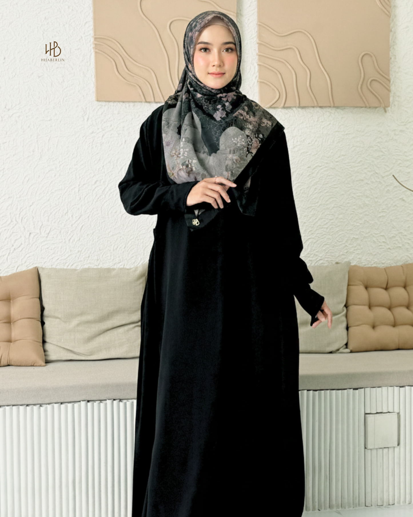 Ghumaisha Outer Dress - Black