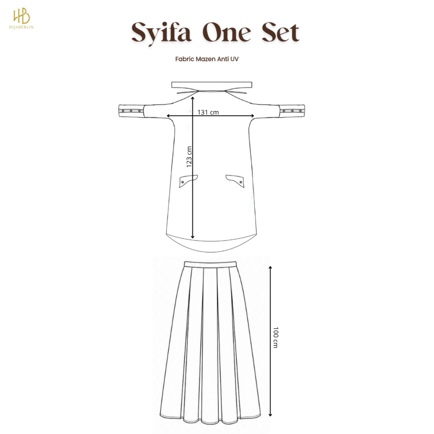 Syifa One Set - Caramel