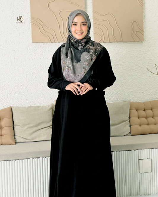 Ghumaisha Outer Dress - Black
