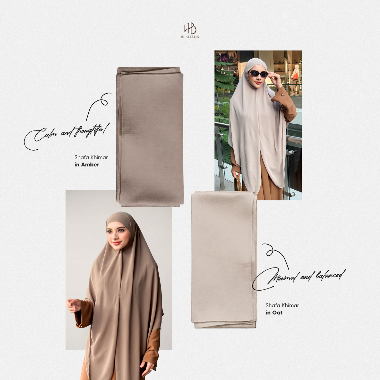 Shafa Khimar - Amber