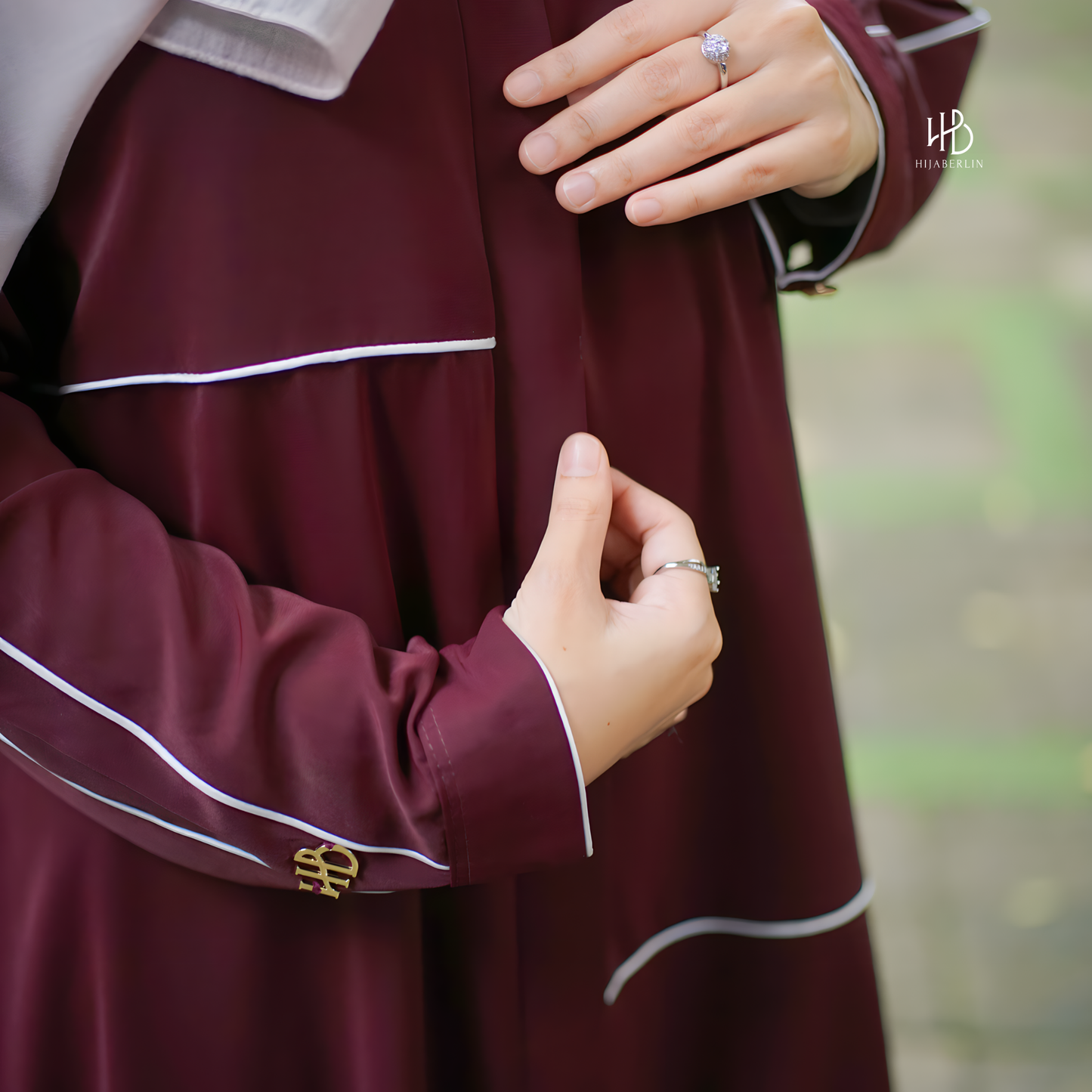 Hanifa Dress - Burgundy