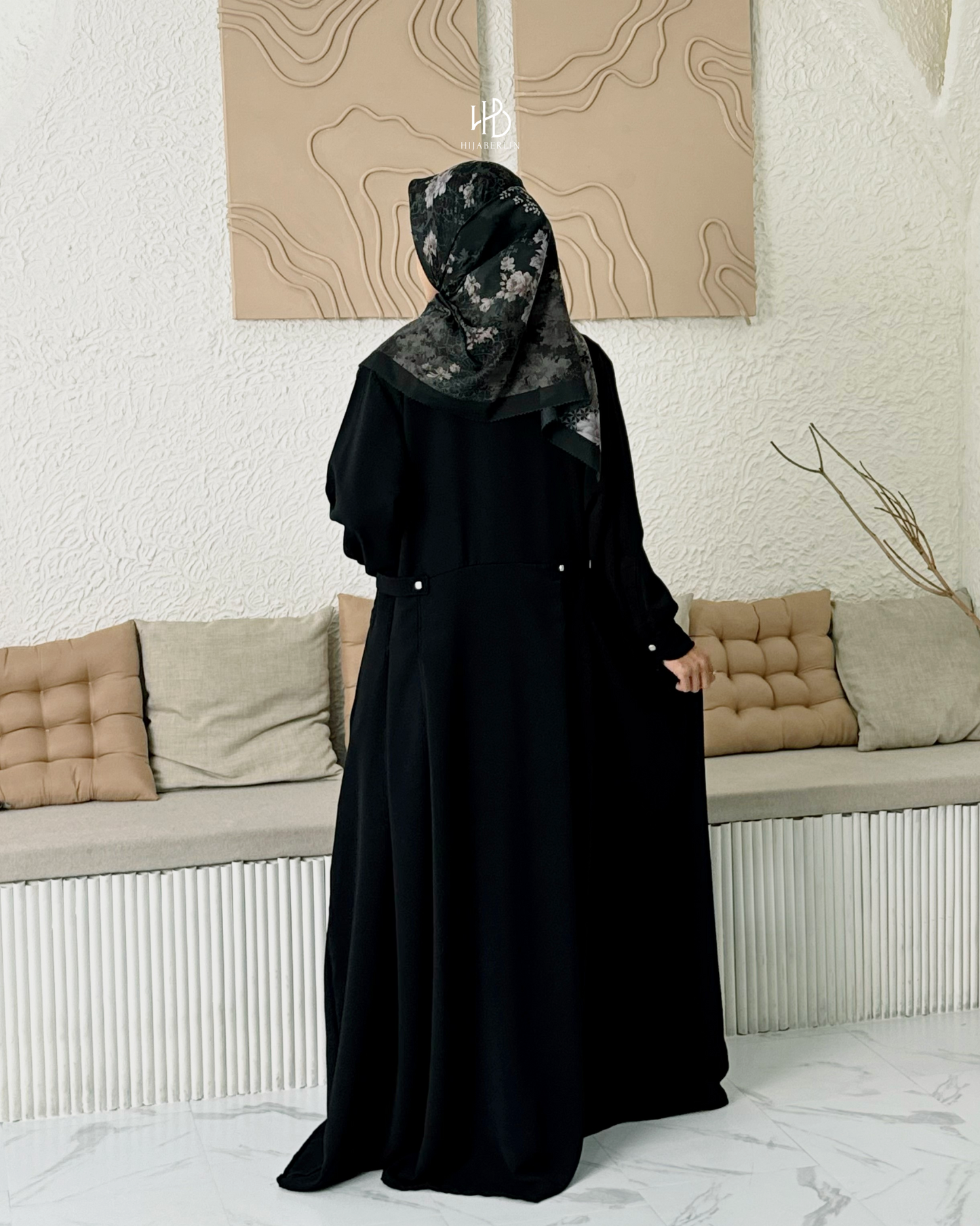 Ghumaisha Outer Dress - Black