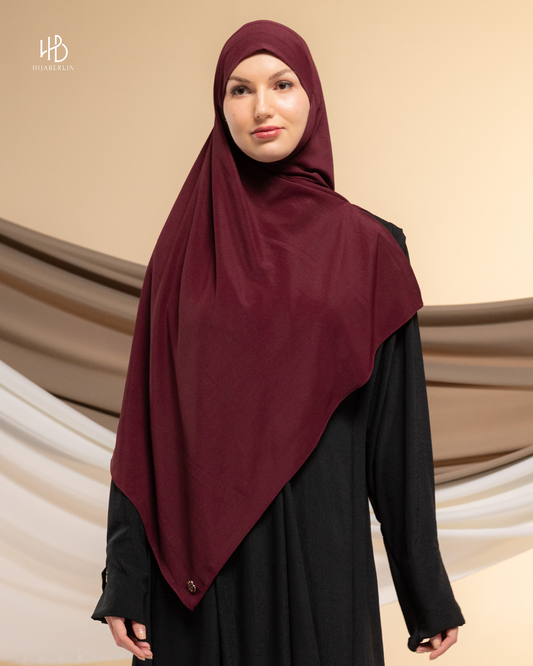 Salimar Khimar Dark Maroon - Hijaberlin