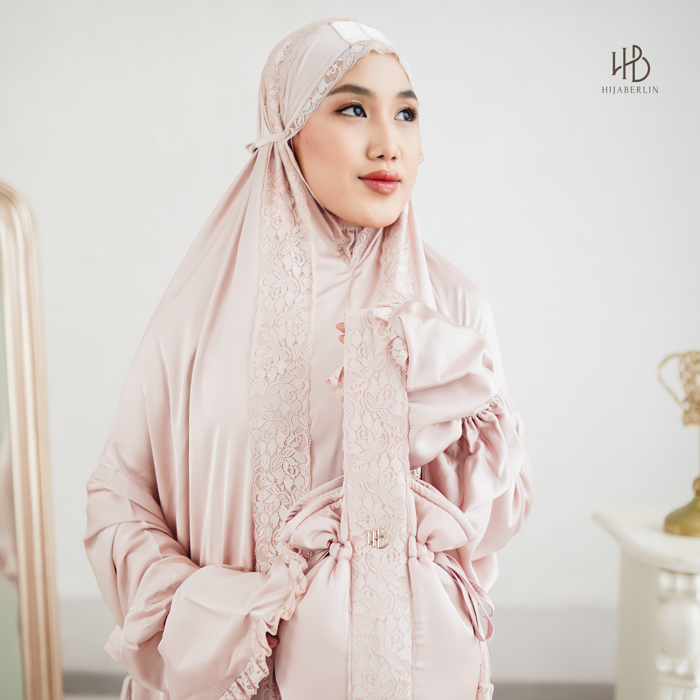 Asma Prayer Dress Rose - Hijaberlin