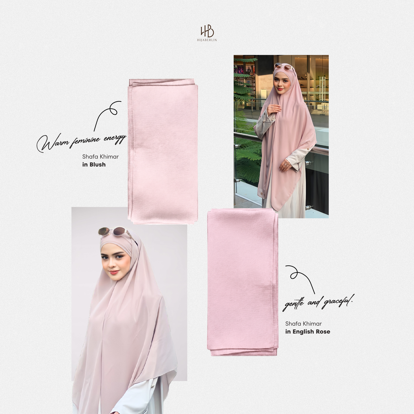 Shafa Khimar - Blush