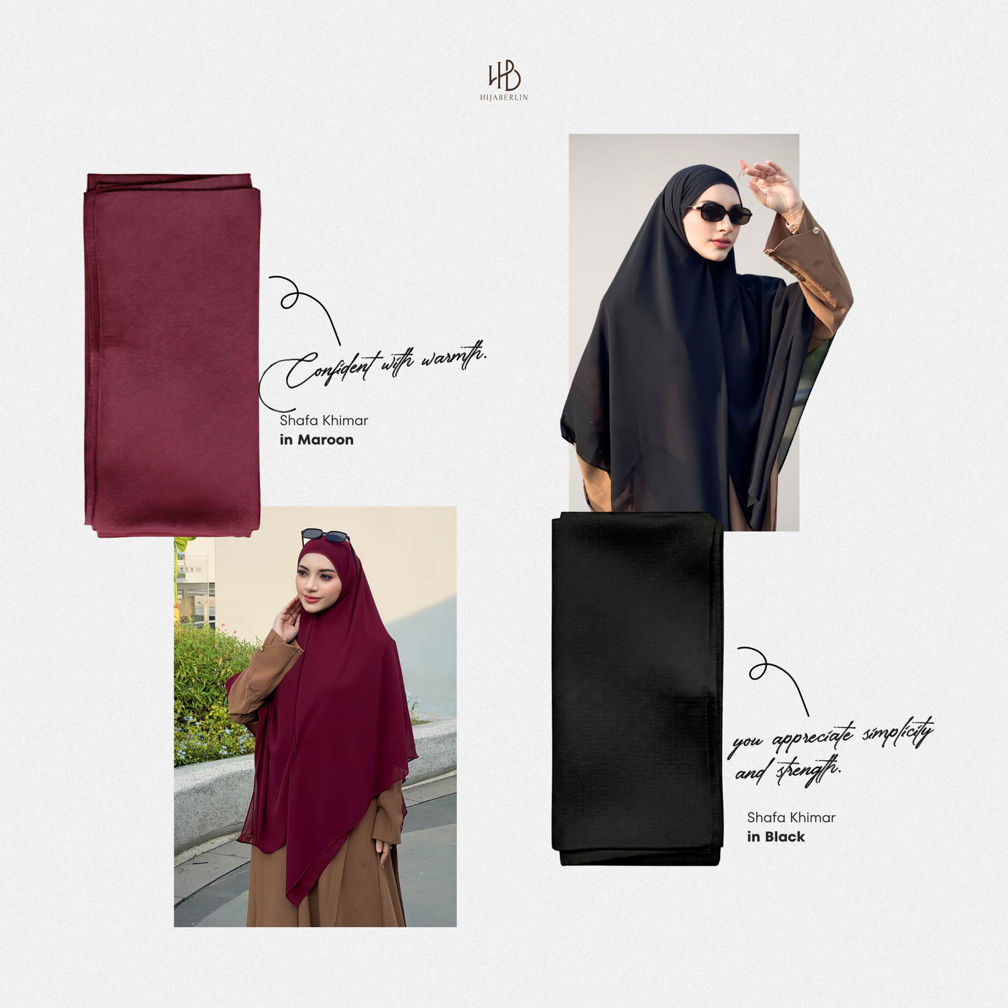 Shafa Khimar - Black