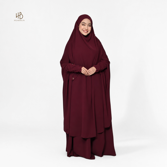 Syifa One Set - Burgundy
