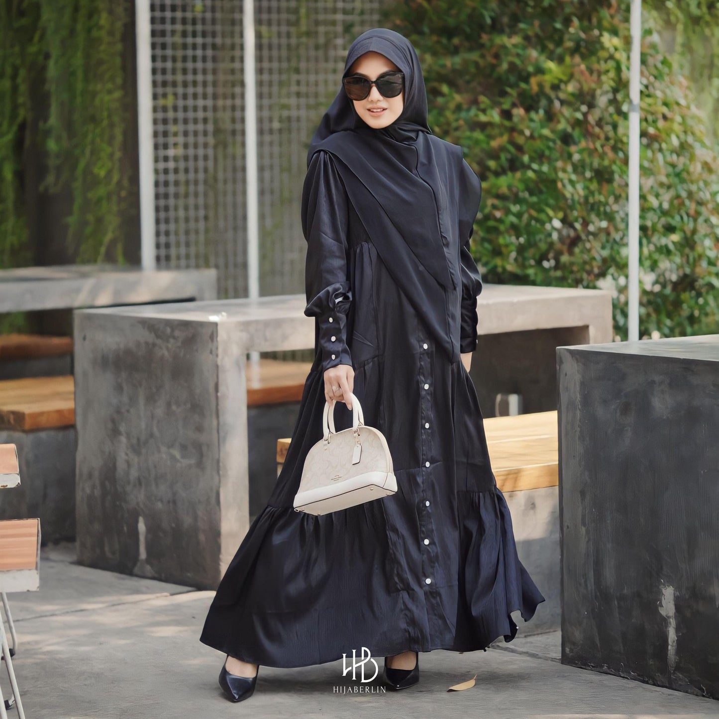 Lashira Dress Hijaberlin - Black