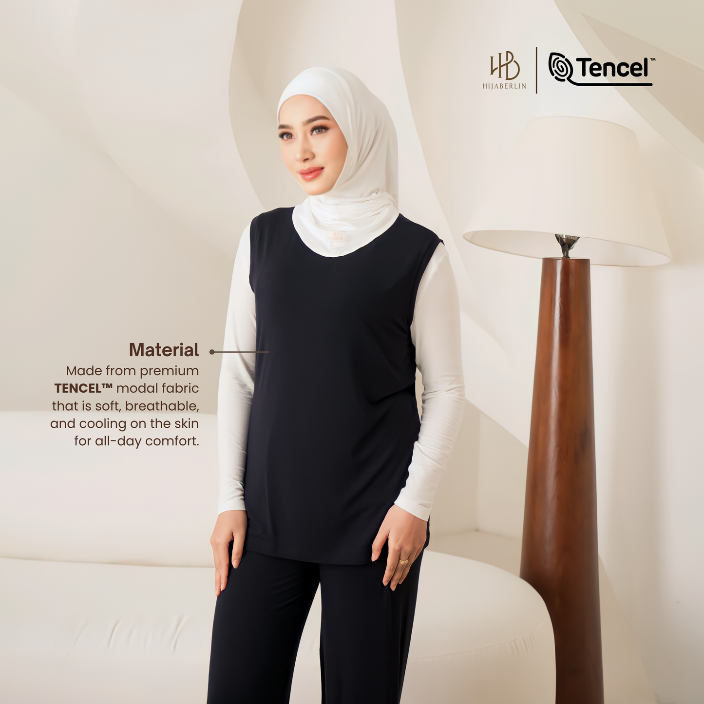 Inner Top Sleeveless TENCEL™ - Hijaberlin