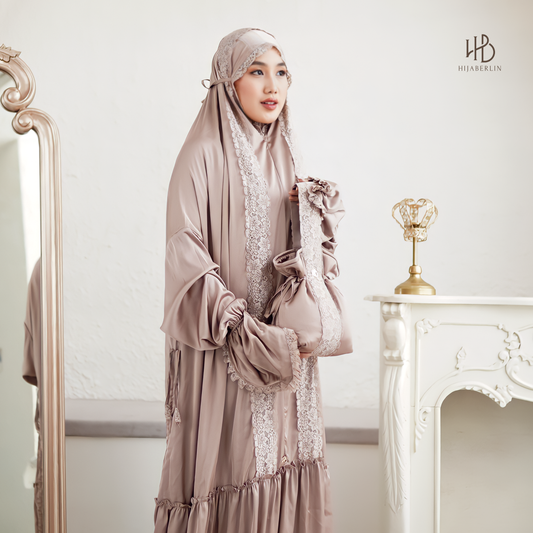 Asma Prayer Dress Brown - Hijaberlin