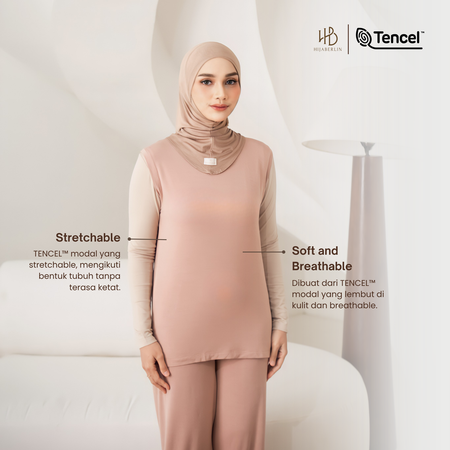 Inner Top Sleeveless TENCEL™ - Hijaberlin