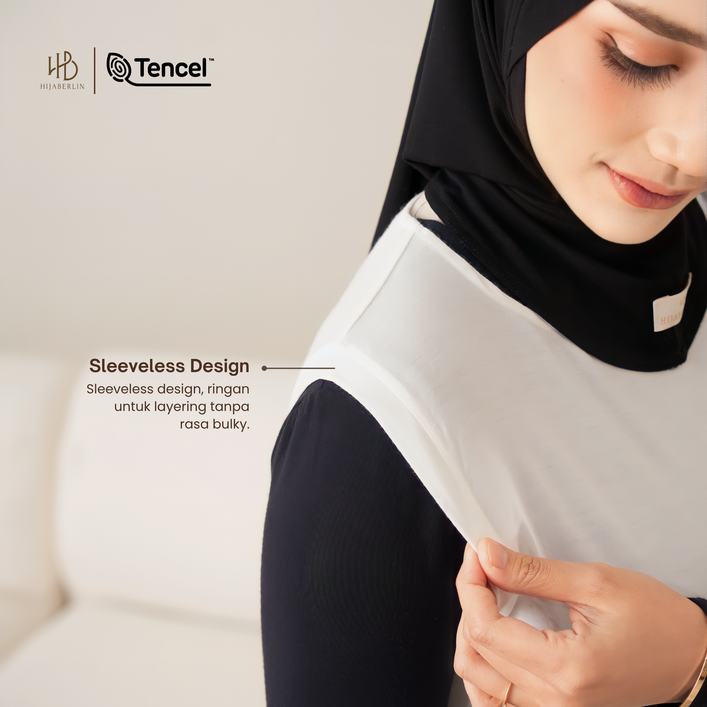 Inner Top Sleeveless TENCEL™ - Hijaberlin