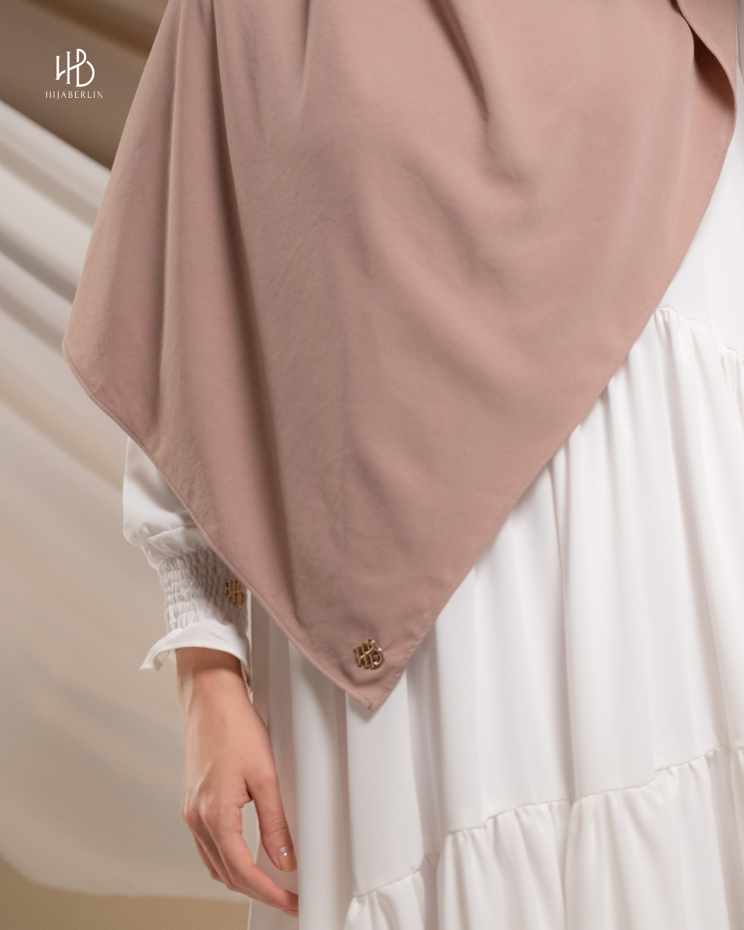 Salimar Khimar Taupe - Hijaberlin
