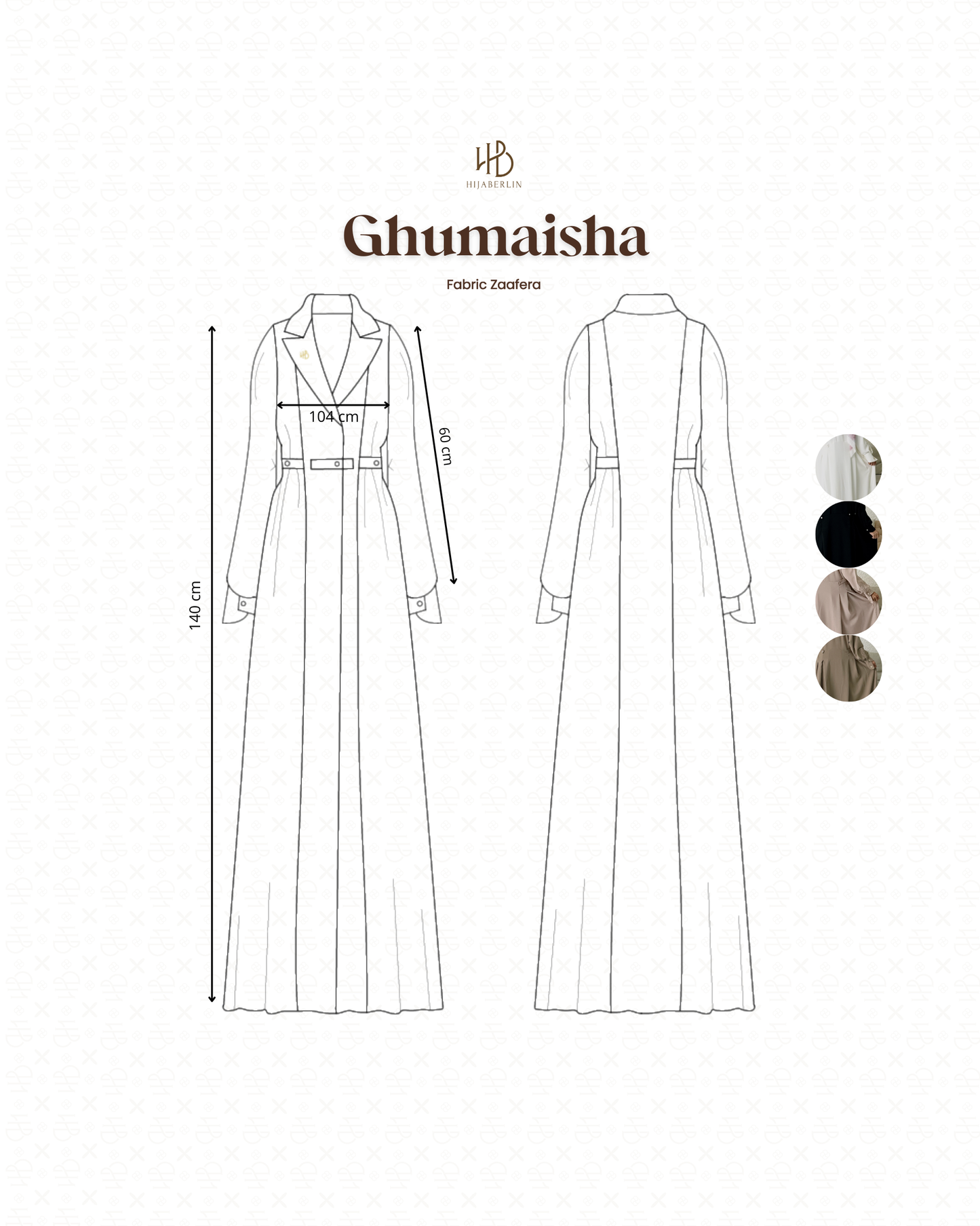Ghumaisha Outer Dress - Mocha