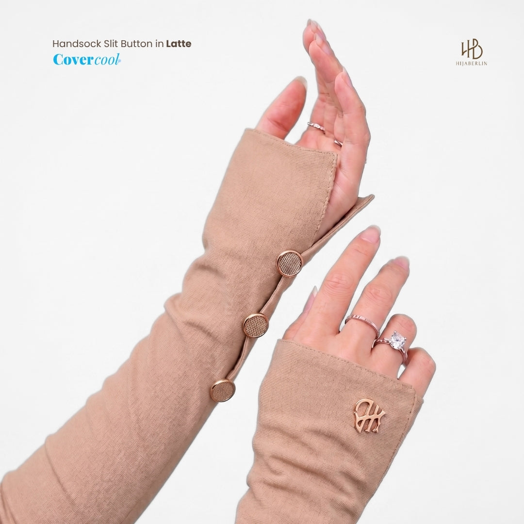 Handsock Button Slit - Hijaberlin
