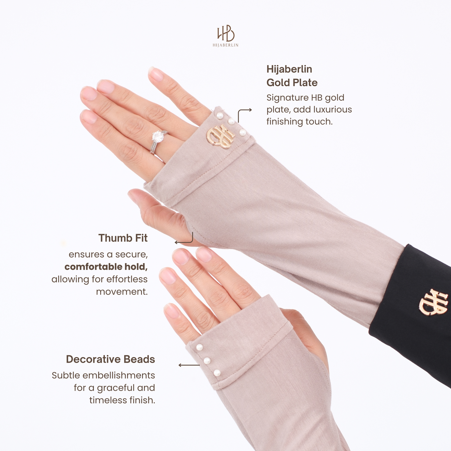 Handsock Pearls - Hijaberlin