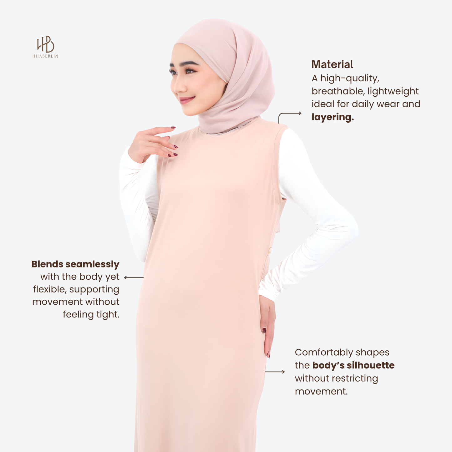 Inner Dress Sleeveless - Hijaberlin