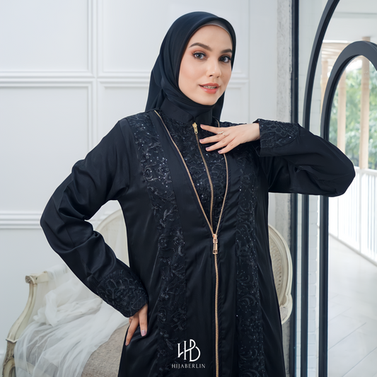 Khanza Dress Black - Hijaberlin