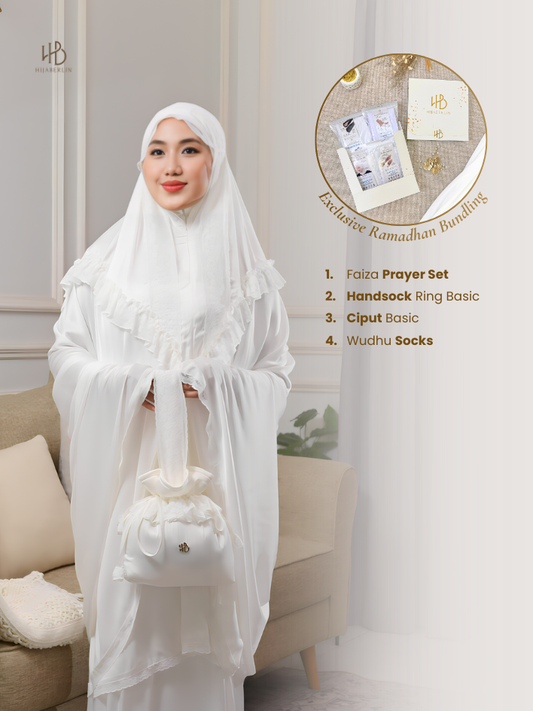 Faiza Exclusive Ramadhan Set - White