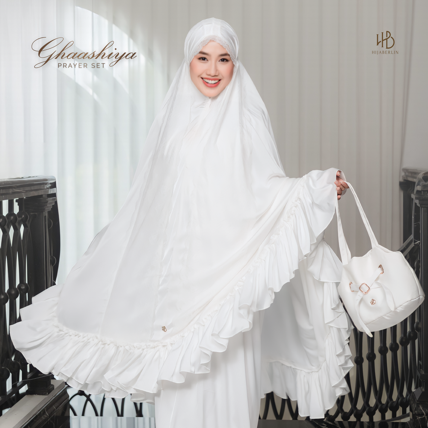 Ghaashiya Prayer Set - Broken White