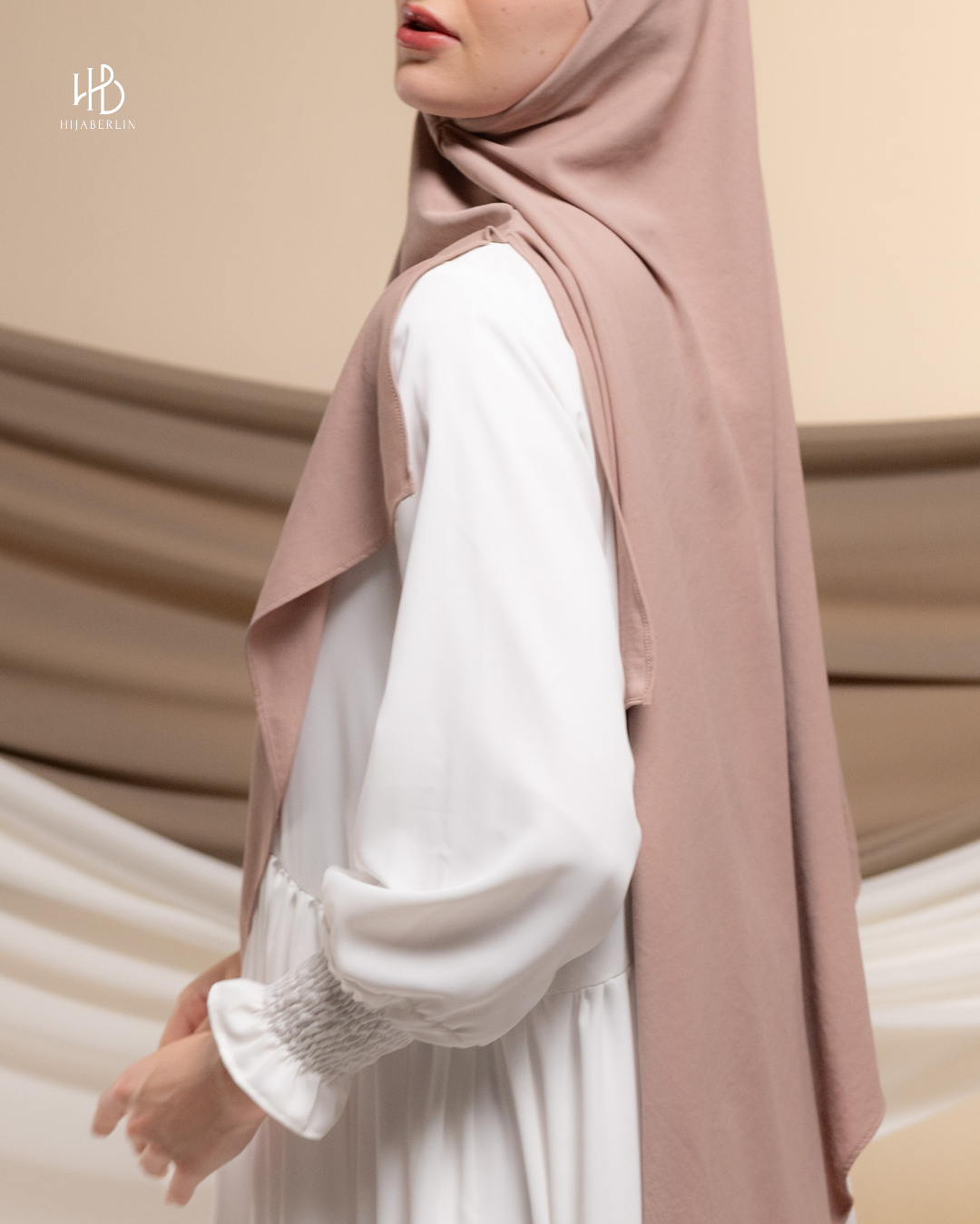 Salimar Khimar Taupe - Hijaberlin