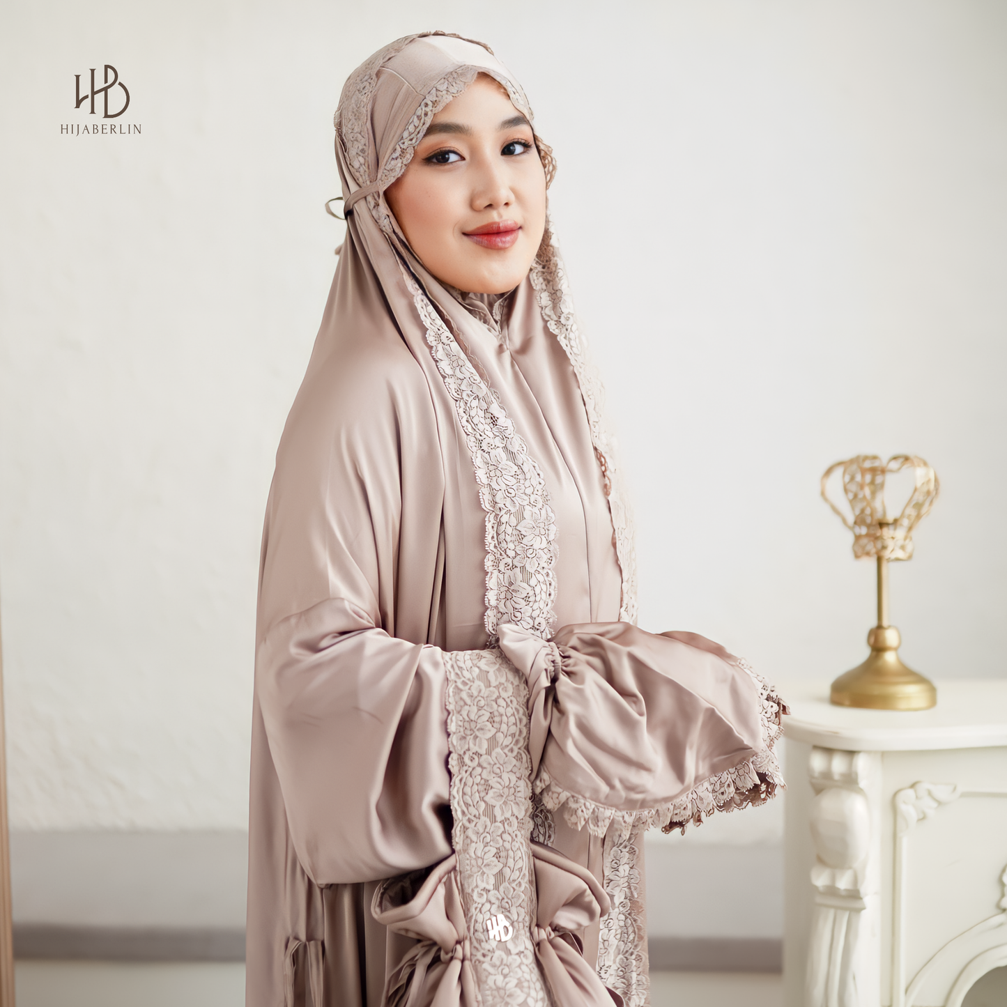 Asma Prayer Dress Brown - Hijaberlin