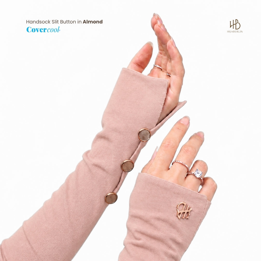 Handsock Button Slit - Hijaberlin