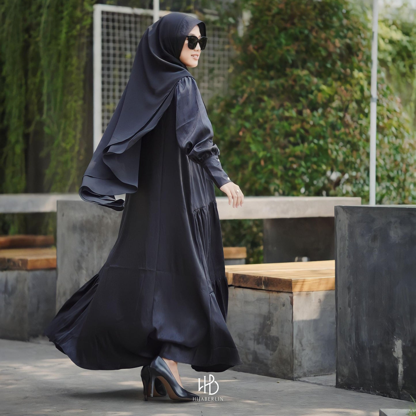 Lashira Dress Hijaberlin - Black