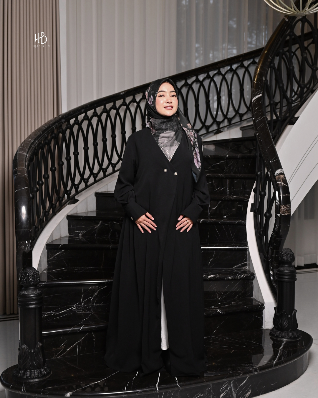 Ghumaisha Outer Dress - Black