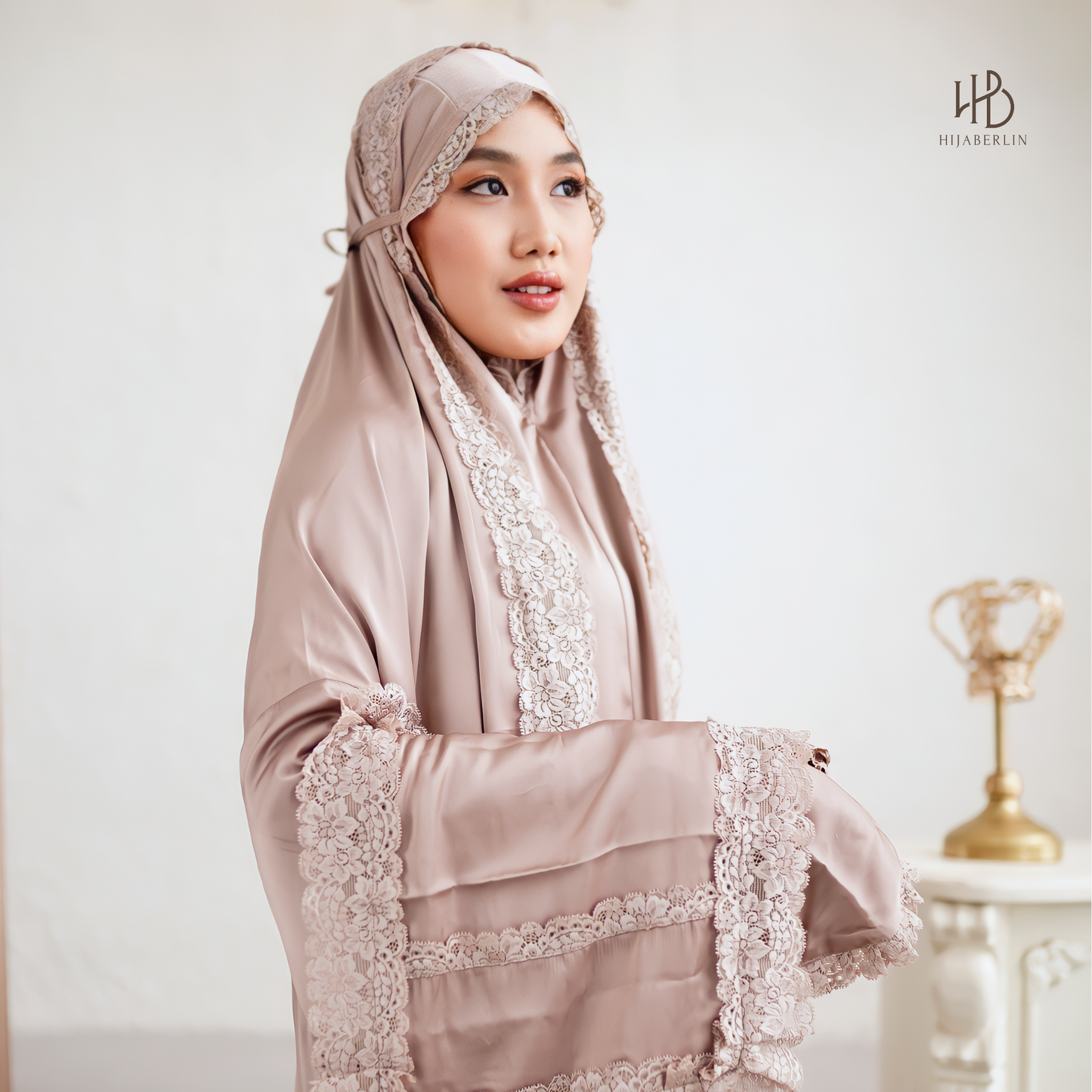 Asma Prayer Dress Brown - Hijaberlin