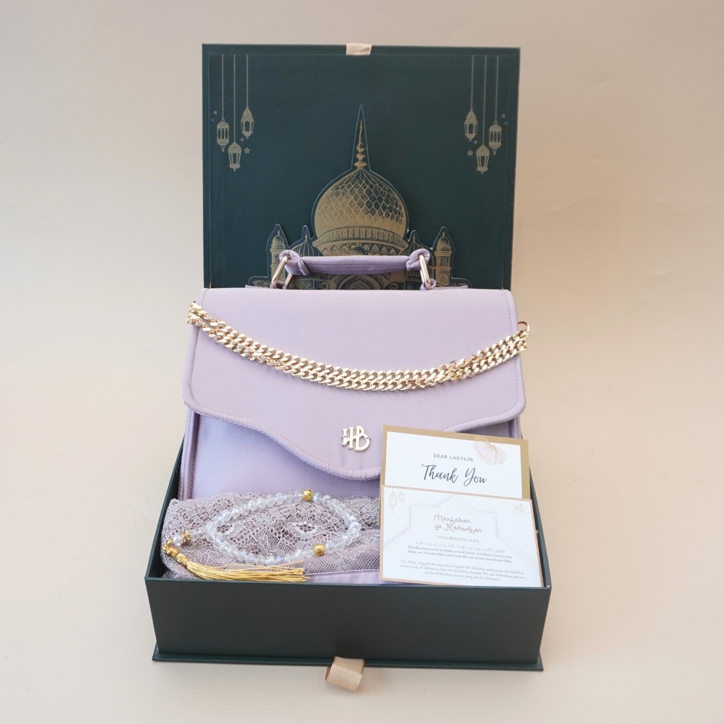 Rayya Luxury Prayer Set Hijaberlin - Lavender