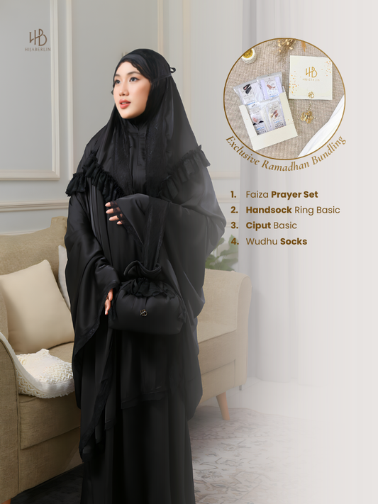 Faiza Exclusive Ramadhan Set - Black