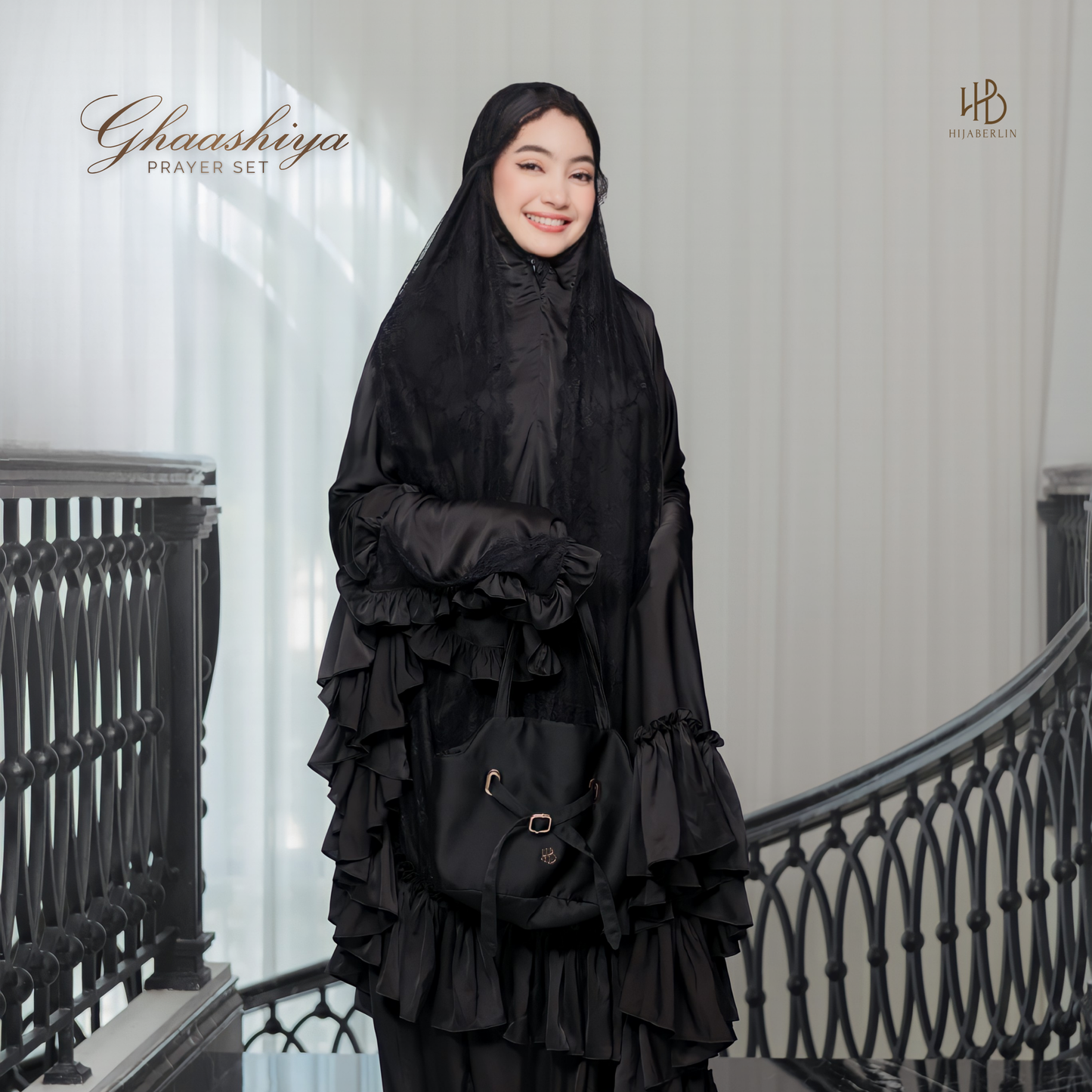 Ghaashiya Prayer Set - Black