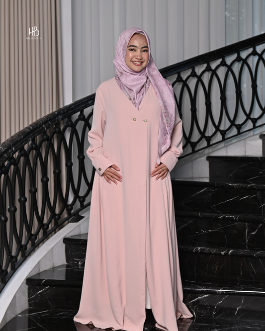 Ghumaisha Outer Dress - Tea Rose