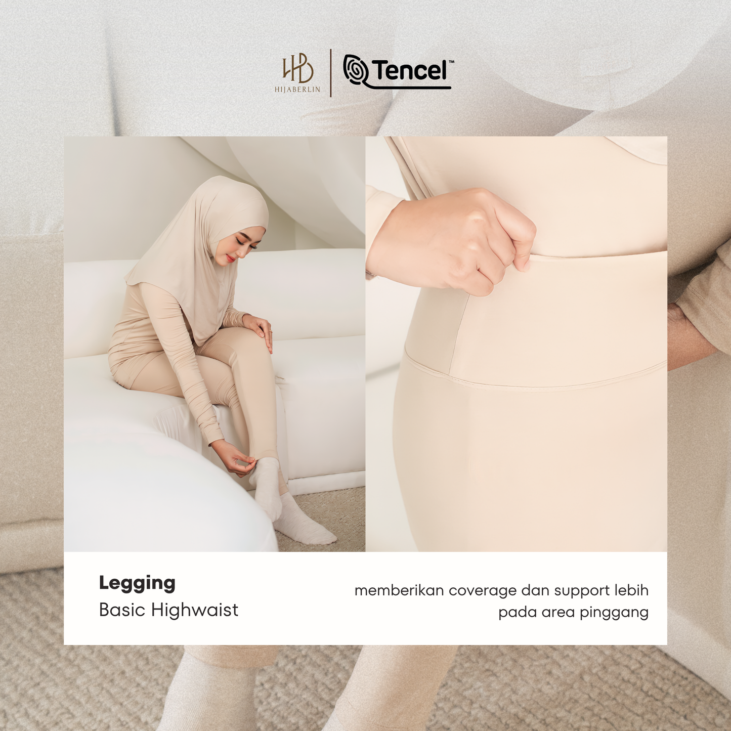 Legging Basic Highwaist TENCEL™ - Hijaberlin