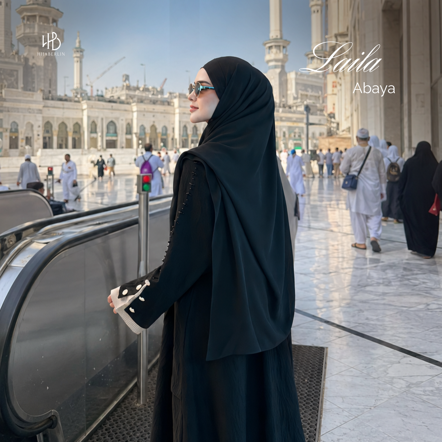 Laila Abaya - Black Wave