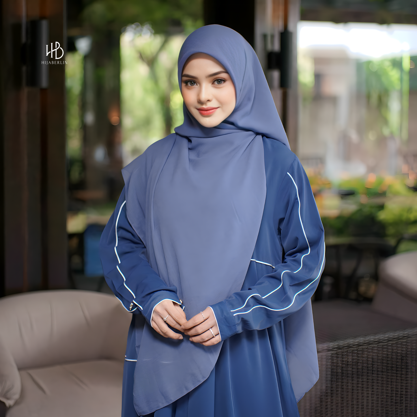 Hanifa Dress - Royal Blue