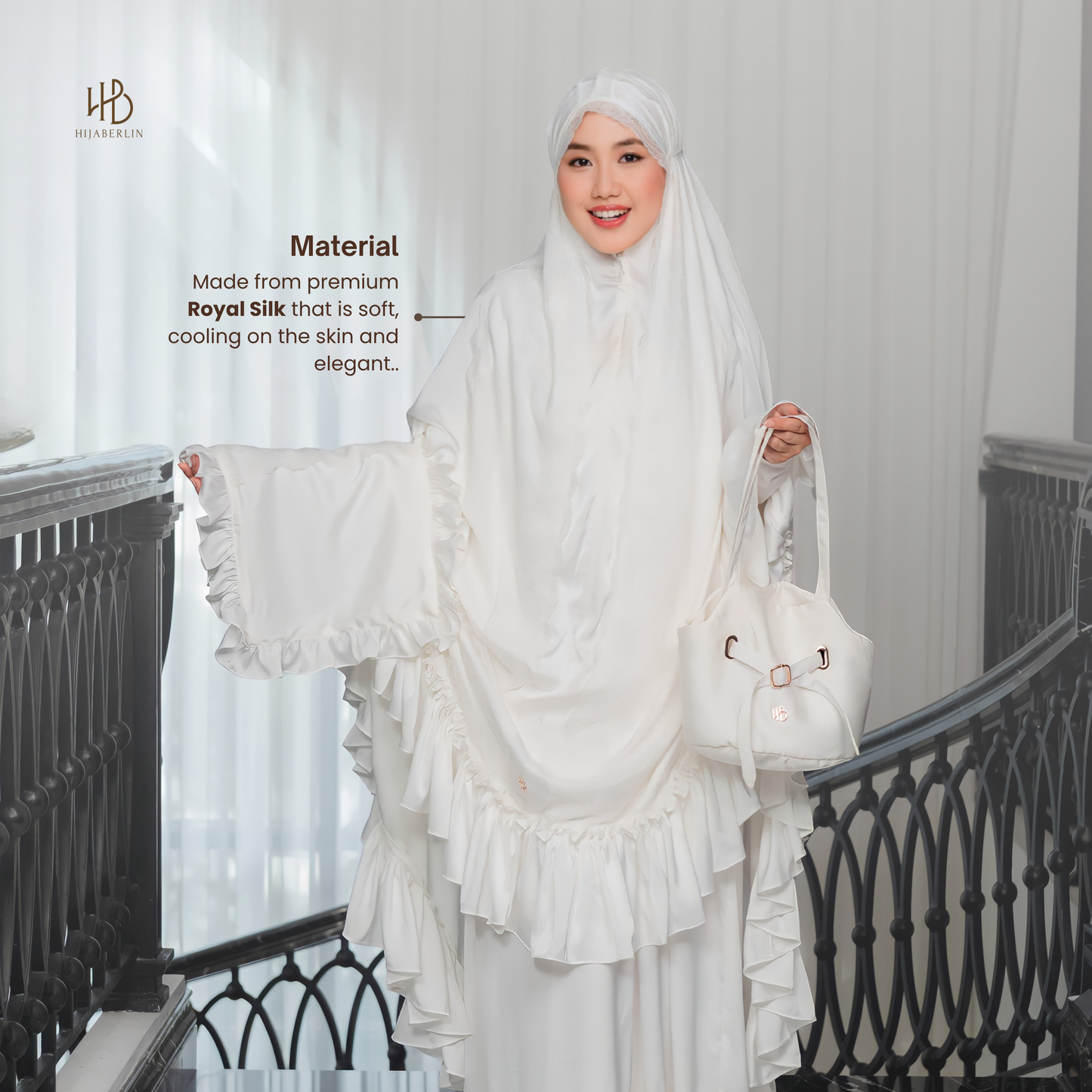 Ghaashiya Prayer Set - Broken White