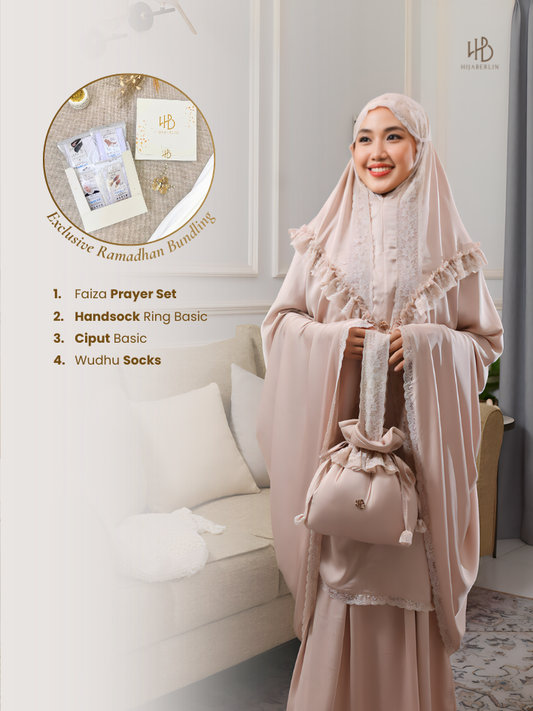 Faiza Exclusive Ramadhan Set - Nude