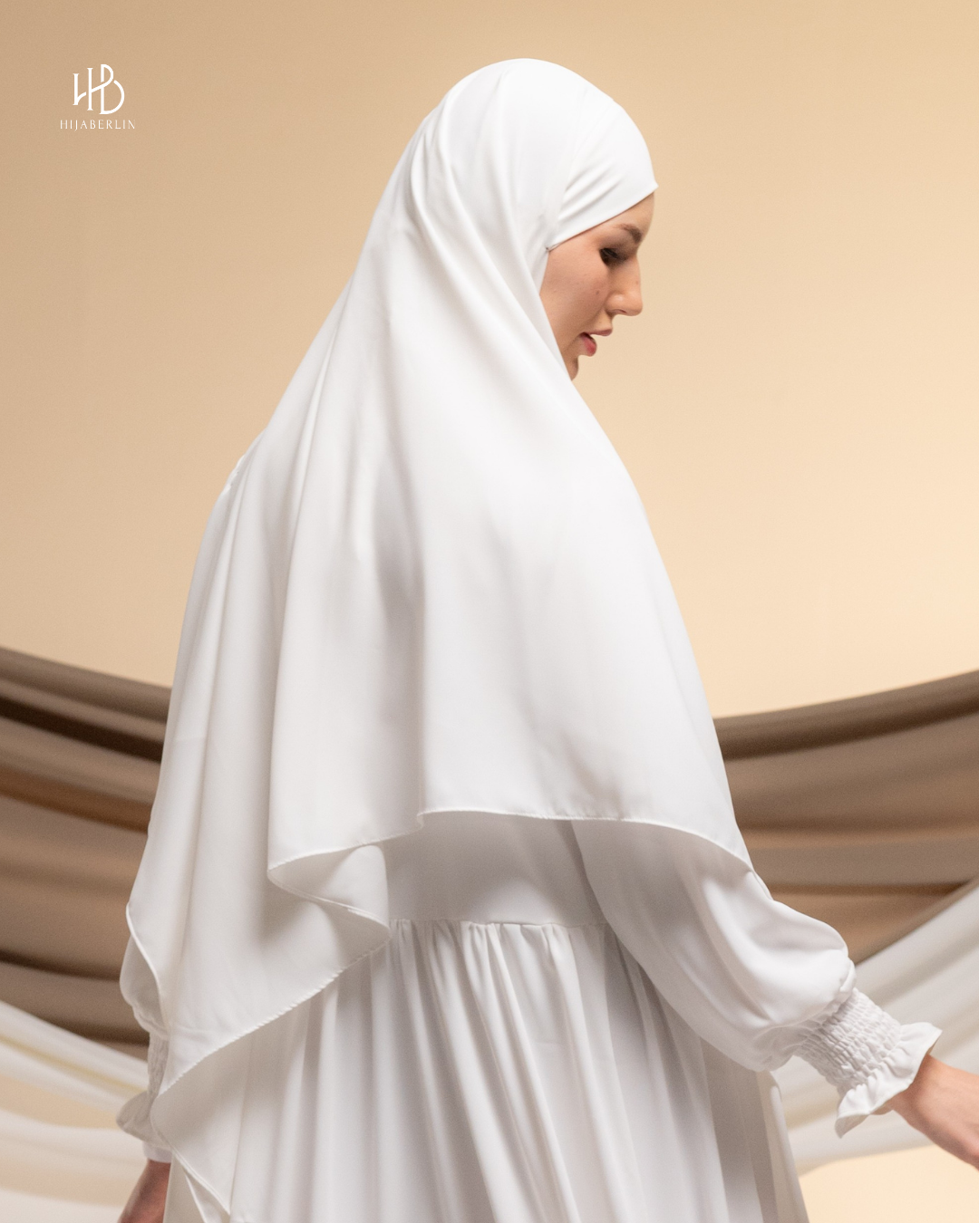 Salimar Khimar Off White - Hijaberlin