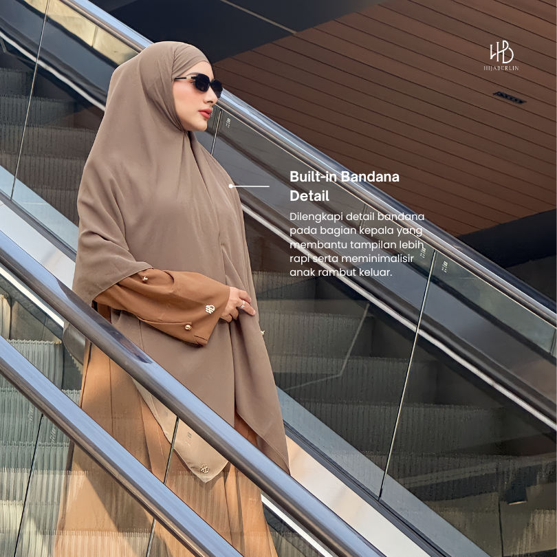 Shafa Khimar - Almond