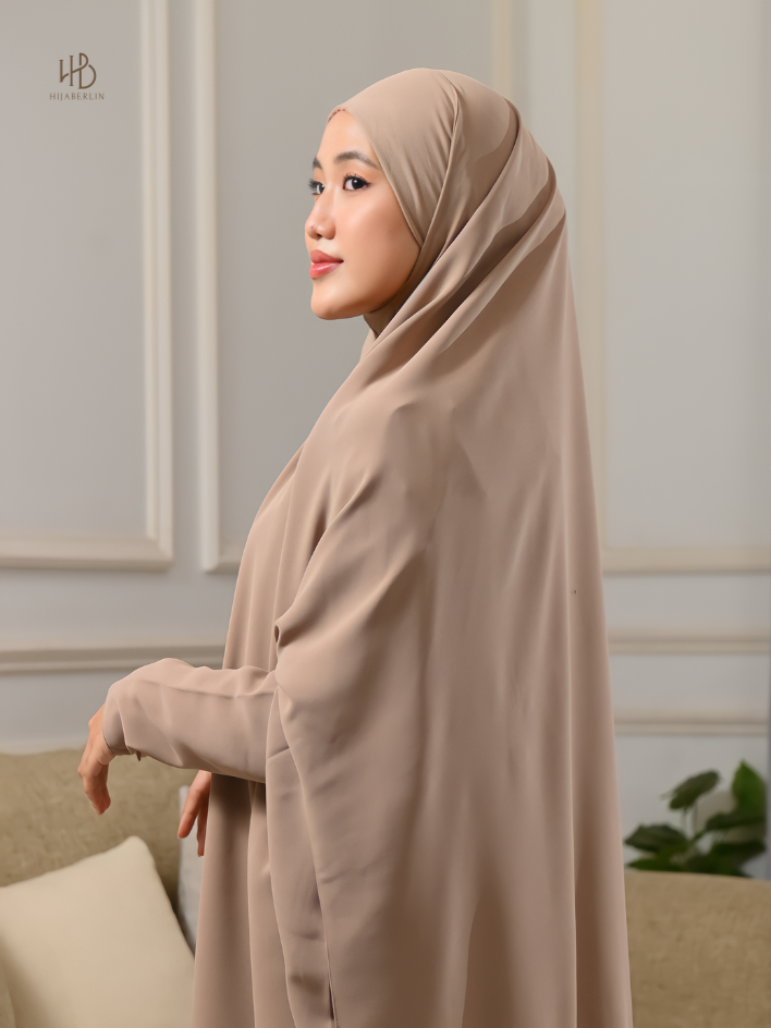 Halwa Khimar Wood - Hijaberlin