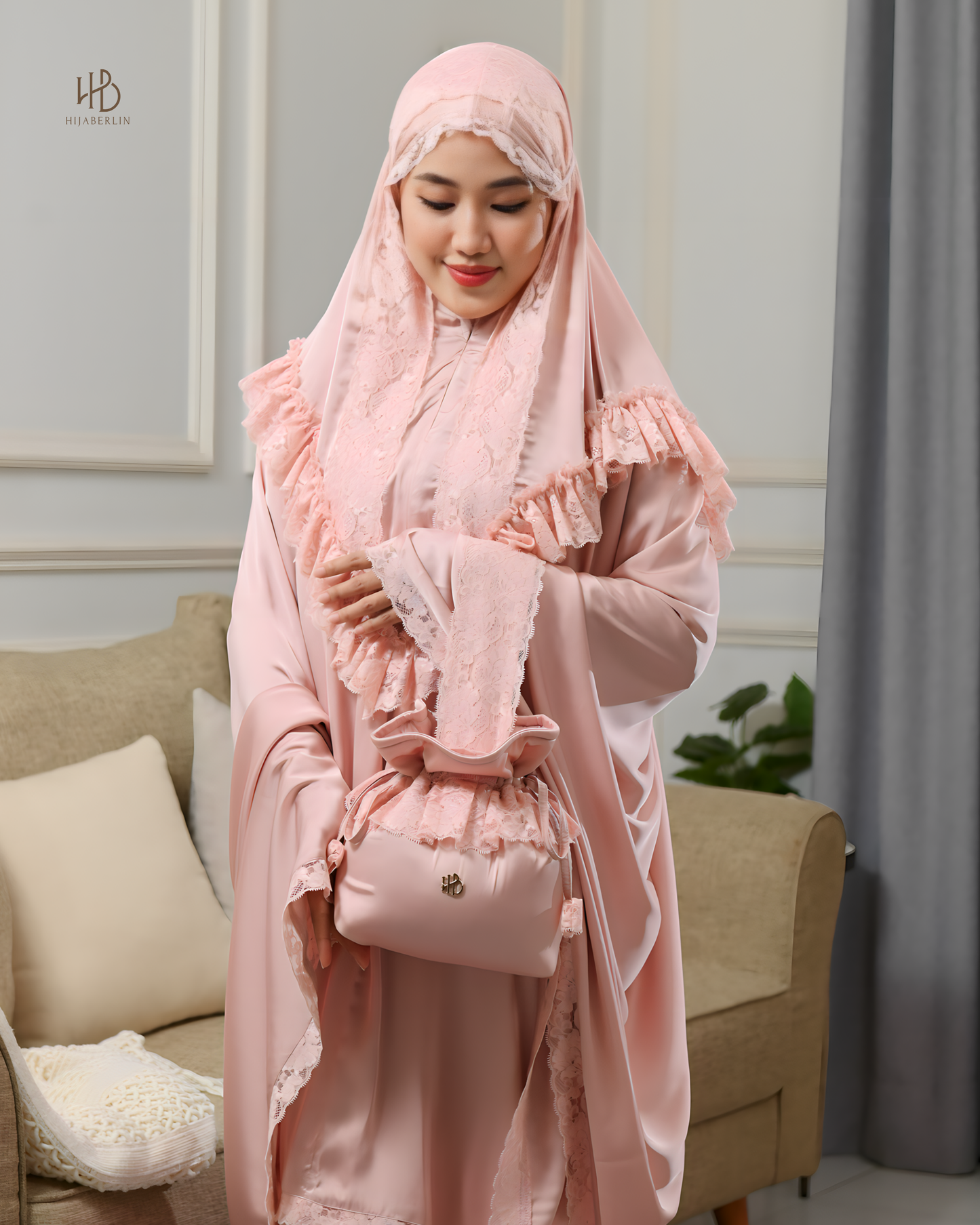 Faiza Prayer Set Rose - Hijaberlin